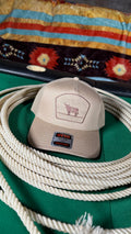 8Bar Bone White Trucker Hat